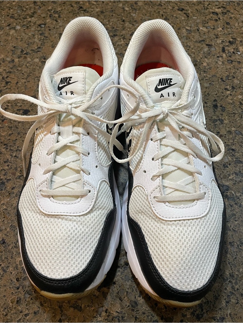 Nike Air Max SC Women’s Sz 10 White Black Leopard-Print Swoosh Athletic Shoes - Picture 7 of 10